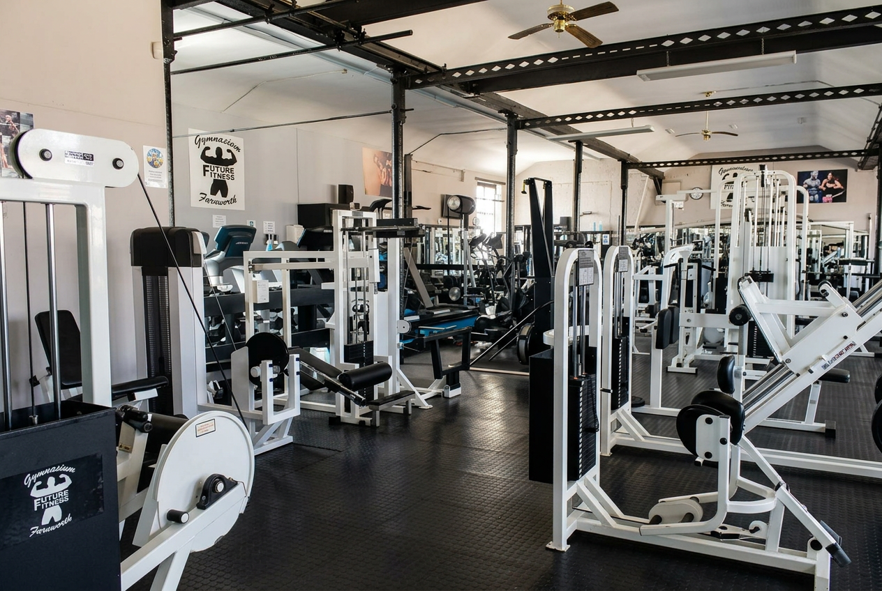 Inside Future Fitness Farnworth — main training floor